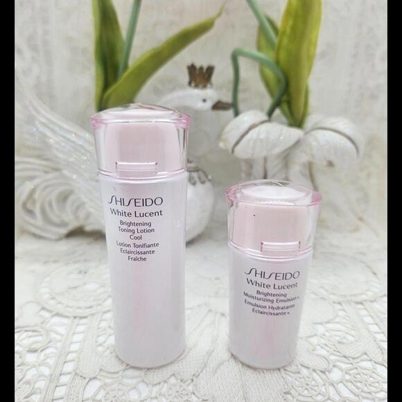Shiseido White Lucent  Toning Lotion Cool 25ml & Moisturizing Emulsion 15ml Set - Picture 3 of 5